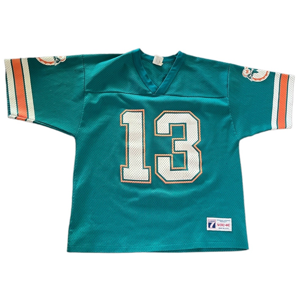 Logo 7 Miami Dolphins Dan Marino Jersey